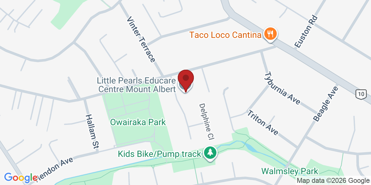 Map showing Little Pearls Mt Albert at 2a Lorraine Avenue. Opens Google Maps.